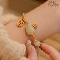 ราคา HM- สร้อยข้อมือกระต่ายหยก Hetian ใหม่ (50514654188)