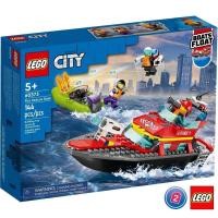 ราคา เลโก้ LEGO City 60373 Fire Rescue Boat (52503089494)
