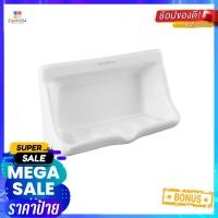 ราคา ที่ใส่สบู่แบบฝังผนัง NASCO NA-095-WA สีขาวWALL MOUNTED SOAP DISH NASCO NA-095-WA WHITE (20747766225)