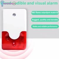 ราคา Kamembetbg Strobe Siren Alarm 103 DB Horn 12 V/24 V/220 V สายไฟกระพริบนาฬิกาปลุกกลางแจ้งตํารวจ Strobe Light Siren Alarm TH (45457623992)