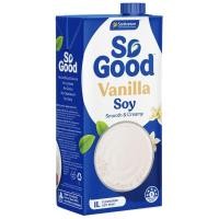ราคา โซกูดน้ำนมถั่วเหลืองกลิ่นวานิลลา 1ลิตร So Good Vanilla Bliss Soy Milk 1ltr. (44667578144)