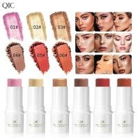 ราคา Multi-Function Highlight Shadow Blush Stick,Non-Greasy Cream Contour,Long Lasting Shimmer Blush,3D Lightweight Makeup (56217249043)