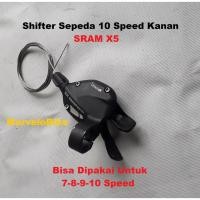 ราคา จักรยาน Shifter จักรยาน Shifter 7-8-9-10 ความเร็วขวา SRAM X5 ยี่ห้อ (45711336757)