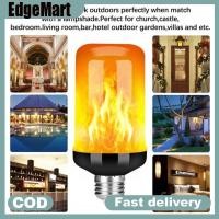 ราคา หลอดไฟ LED เอฟเฟกต์เปลวไฟ1ชิ้นหลอดไฟกะพริบจำลอง E27ธรรมชาติ (56411707367)