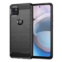ราคา สําหรับ Motorola One 5G Ace/Moto One 5G UW Ace, Brushed Carbon Fiber Protective Case Soft Case, Shock-Resistant, ป้องกันธุรกิจเคสโทรศัพท์ (28494227085)