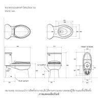 ราคา Kohler สุขภัณฑ์แบบชิ้นเดียว 4.2L รุ่น อะแดร์ K-5171X-C-0 (49908381614)