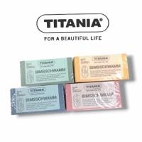 ราคา โฟมขัดส้นเท้า มือ TITANIA (แท้/ส่งไว) made in คละสี (55713151785)