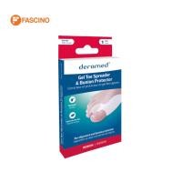 ราคา DERAMED Footcare Gel Toe Spreader & Bunion Protector เจลสวมนิ้วโป้งเท้า ซิลิโคนแยกนิ้วเท้า Free size (แพ็ค 1 ชิ้น) (51162402324)