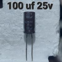 ราคา Elko Elco 100Uf 100Mf 25V 100 Uf Mf 25 V โวลต์ (47964106648)