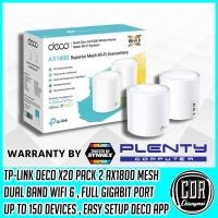 ราคา TP-LINK Deco X20 PACK2 AX1800 Whole Home Mesh Wi-Fi System แพ็ค 2 ตัว,1ตัว (รับประกันศูนย์ตลอดอายุการใช้งาน) (5379366322)