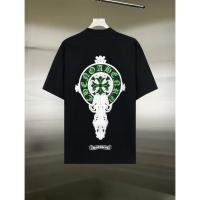 ราคา Chrome Hearts tee/Chrome Hearts ผู้ชายผู้หญิงเสื้อยืดพิมพ์เสื้อยืด Commuter เสื้อยืดแขนสั้นแขนสั้น Street Wear (57015763570)