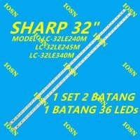 ราคา ใหม่ 2 ชิ้น/เซ็ต LC-32LE240M / LC-32LE245M / LC-32LE340M SHARP 32" LED TV BACKLIGHT LC-32LE240 LC-32LE245 LC-32LE340 (42526402043)