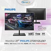 ราคา จอ Monitor 27'' PHILIPS 272E1GSJ/67 IPS FHD 144Hz VA 1ms AMD FreeSynec จอมอนิเตอร์ ของใหม่ รับประกัน 3 ปี Synnex (10219028187)