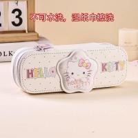 ราคา กล่องเครื่องเขียนสองชั้น Hello Kitty น่ารักมูลค่าสูงการ์ตูนชั้นประถมศึกษาปีแรก 2 กล่องดินสอนักเรียนความจุขนาดใหญ่ (42984200121)