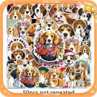ราคา พร้อมส่ง 50ชิ้น สติกเกอร์ สุนัขบีเกิ้ล Beagle Dog Sticker DIY (28094518285)