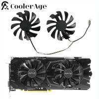 ราคา 95 มม.GTX1070 GTX1080/1070Ti พัดลมการ์ดสําหรับ KFA2 GALAX GTX 1070 1070Ti 1080 EX DIY ไม่ใช่ LED กราฟิกการ์ดพัดลมระบายความร้อน (50161903962)
