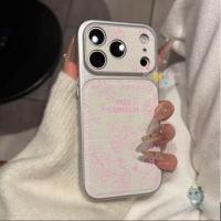 ราคา สําหรับ iPone 17 16 15 14 13 12 11 Pro Max X Xs Xr Max Pastel Rose Petal Design ลิ้นจี่-เนื้อเคสโทรศัพท์ (47967164034)