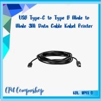 ราคา สายเครื่องพิมพ์สายเคเบิลข้อมูล USB Type-C ถึง Type B ชายกับชาย 3M (43905758480)