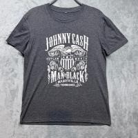 ราคา เสื้อยืดมือสอง Johnny Cash ลายวงดนตรีโทนเทา Size S (อก 38 ยาว 26) ผ้านุ่มใส่สบาย (48566691303)