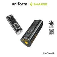 ราคา SHARGE แบตสำรอง 24,000 mAh Shargeek170 Transparent Prism Silhouette Powerbank (49750992373)