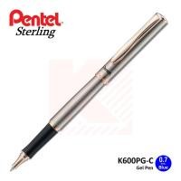 ราคา ปากกาเจล Pentel K600PG-C สีเงินแหนบสีทองชมพู (978273655)