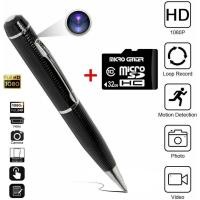 ราคา 2025 ใหม่ Mini Full HD ปากกา 1080P แบบพกพาปากกาซ่อนกล้อง DVR Professional Digital Voice & Video Recorder มินิกล้องหนึ่งปุ่ม Quick Recording (41956527609)