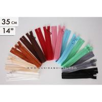 ราคา ซิปญี่ปุ่น YKK เบอร์ 5 ซิปฟันกระดูก ซิปกระดูกงู ซิปสำเร็จรูป ซิปฟันพลาสติก พร้อมหัวซิปแบน ขนาดยาว 35 ซม. (14 นิ้ว) (5755038164)