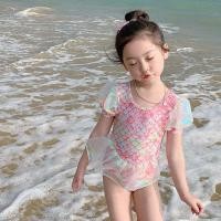 ราคา Babygarden-6 เดือน -5 ปี ชุดว่ายน้ํานางเงือก ฤดูร้อน เกล็ดปลา พิมพ์ลาย แขนพัฟ ชุดว่ายน้ําชายหาด ชุดว่ายน้ํา (23845447307)