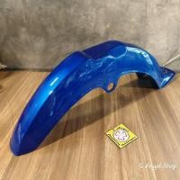 ราคา บังโคลนหน้า YAMAHA Y80 สีฟ้า (58113278247)