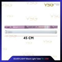 ราคา หลอดไฟล่อแมลง หลอดดักแมลง silver light 15W หลอดไฟดักแมลง Black Light UVA (57906076730)