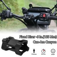 ราคา TN 2025 Can-Am Canyon Redrock XT Handlebar Risers 6" 155mm Black Bar Clamp Kit Universal Fit 2026 (45413760759)