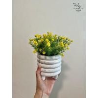 ราคา ต้นไม้ปลอม กระถางดินเผาวินเทจกว้าง 11 cm (26239199241)