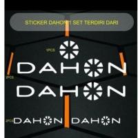 ราคา สติ๊กเกอร์ตัดจักรยานพับ Dahon/ สติ๊กเกอร์ Seli Dahon (47317380704)