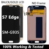 ราคา Amoled 5.5 จอแสดงผล LCD Burn-Shadow พร้อมกรอบสําหรับ SAMSUNG Galaxy S7 edge G935 G935F Touch Screen Digitizer Assembly (52614591934)
