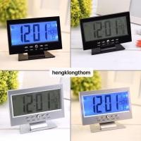 ราคา นาฬิกาตั้งโต๊ะปลุกได้ และ เรืองแสง ตั้งเขียนหนังสือได้ back- LCD Clock NO.8082 (6888706766)