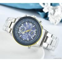ราคา Citizen Blue Angel Timeless Classic Minimalist ปฏิทินแฟชั่นควอตซ์นาฬิกาข้อมือผู้ชายสายเหล็ก CTN (44607024043)