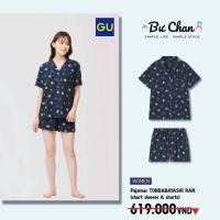 ราคา [ผลิตภัณฑ์ในประเทศญี่ปุ่น] GU TONDABAYASHI RAN ชุดนอน Set ️ (GU ของแท้จากญี่ปุ่น) (43681432110)