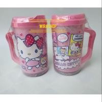 ราคา แก้วคิตตี้ 2 ชั้น เก็บความเย็น มีหูจับ ขนาด750ml ราคา 180 บาท สวยน่ารัก (2300487338)