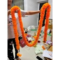 ราคา พวงมาลัยดาวเรือง (พวงมาลัยดาวเรือง ยาว 2ชาย มีขนาด 3เมตร-5 เมตรเลยจร้า พร้อมส่ง มาลัยดอกไม้ผ้า มาลัยดาวเรืองปลอม (25345070508)