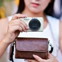 ราคา ETAU เหมาะสําหรับ Casio ZR3500 กระเป๋ากล้อง ZR1500 ZR1200 ZR1000 ZR3600 ซองหนัง (43584435826)