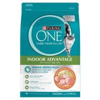 ราคา เพียวริน่าวันอาหารสำหรับแมวโตสูตรสำหรับเลี้ยงในบ้าน 2.7กก. Purina One Adult Cat Food Indoor Advantage 2.7kg. (48315442466)