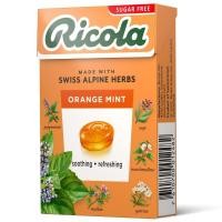 ราคา ริโคลาลูกอมชูการ์ฟรีออเรนจ์มินต์ 40กรัม Ricola Orange Mint Sugarfree Candy 40g. (56512607971)
