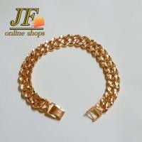 ราคา สร้อยข้อมือ/สร้อยข้อมือ 9.5 มม. 319 ซม. สีทอง 18เค (52715047640)