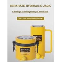 ราคา Split Hydraulic Jack Lifting Tonnage Hydraulic Cylinder 10-100T Hollow Plunger Single Acting Ram Cy (57517684297)