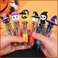 ราคา Big Halloween Mini ปากกาลูกลื่นสี่สีน่ารักการ์ตูน 4 สี Retractable Rollerball ปากกานักเรียนเครื่องเขียน PH (43483990413)