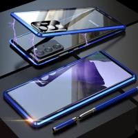 ราคา เคสโทรศัพท์มือถือแบบแก้ว แม่เหล็ก สองด้าน ป้องกันเลนส์ สําหรับ Samsung Galaxy Note 20 Ultra S20 S21 S30 S22 Plus S20 S21 S30 S22 Ultra (20117873167)
