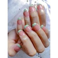 ราคา เล็บเจลสำเร็จรูป ปลายเขียว (14497901350)