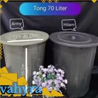 ราคา 70 ลิตร ถังน้ําพลาสติกพร้อมฝาปิด (56715790831)