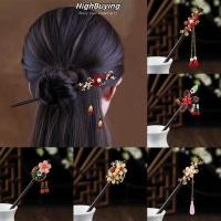 ราคา [ซื้อสูง] Vintage ไม้ผม Sti สไตล์จีนไขลานดอกไม้ Hairpin กับ sel คลาสสิก Elegant Lady กิ๊บติดผมอุปกรณ์เสริมผมใหม่สต็อก (51814098462)