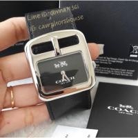 ราคา พร้อมส่งของแท้ของใหม่ มือ1LEATHER STRAP WATCH สวยมากๆนาฬิกาสายหนัง ทรงเข็ดขัด (42633833037)